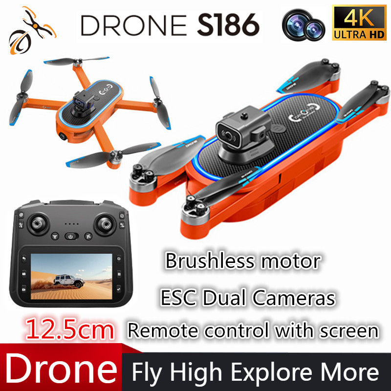 Drone Camera 4K - Dron 2025 S186 Profesjonalny 4K HD