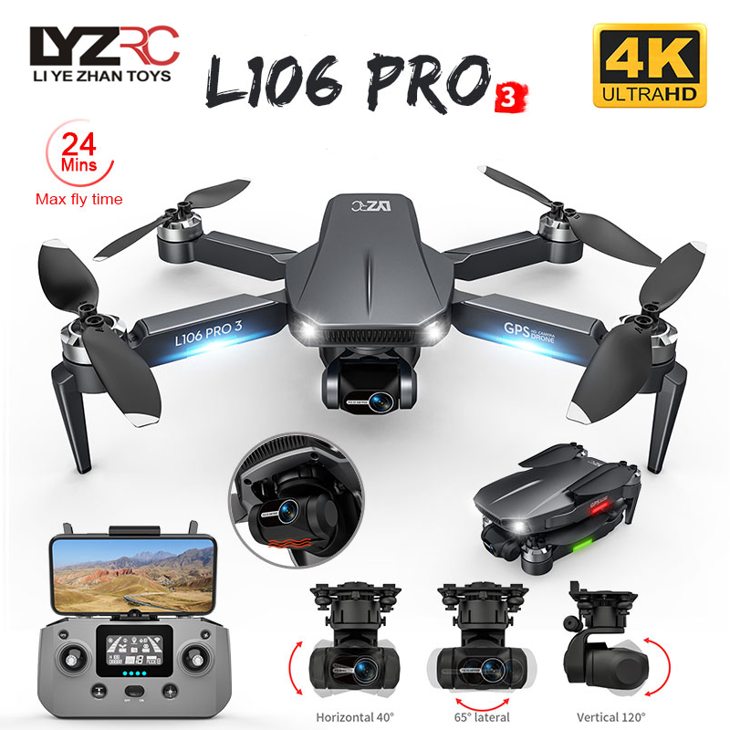 Drone Camera 4K - L106 Pro 3 Drone 5G WIFI