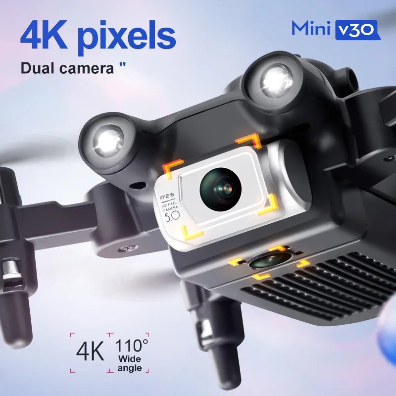 Mini V30 WiFi z podwójną kamer – Drone Camera 4K recenzja i cena