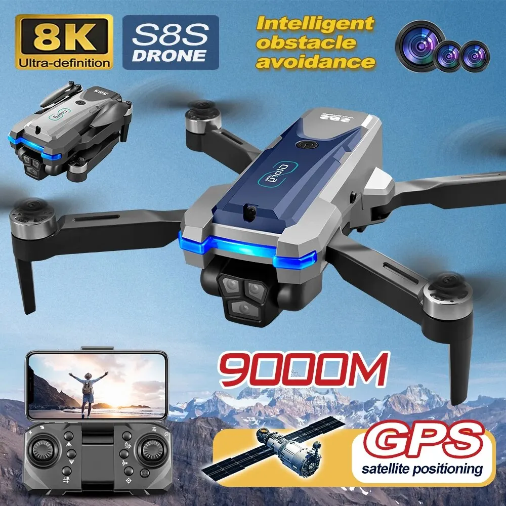 S8S GPS Drone 5G Wifi 8K HD Du – Drone Camera Mount recenzja i cena